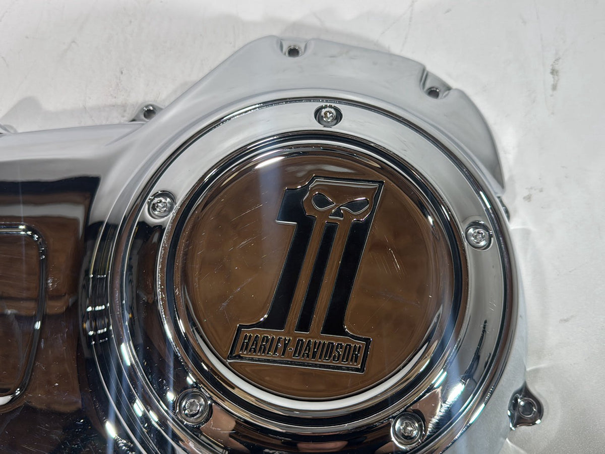 14 Harley Electra Glide Touring Screamin Eagle Outer Primary Clutch Cover Skull