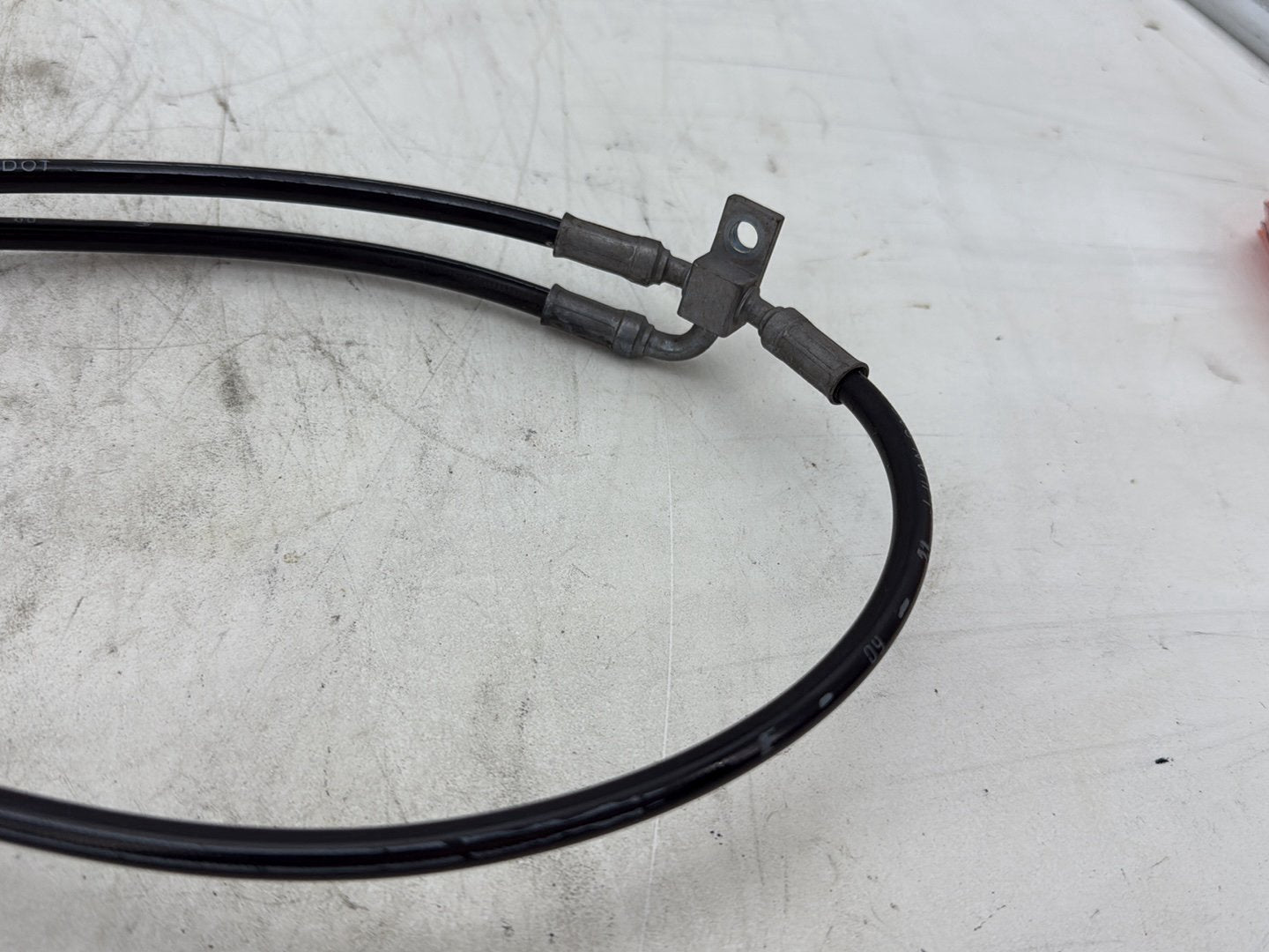 2012 Harley Dyna FXDF Fat Bob OEM Front Brake Hose Line Pipe NON-abs