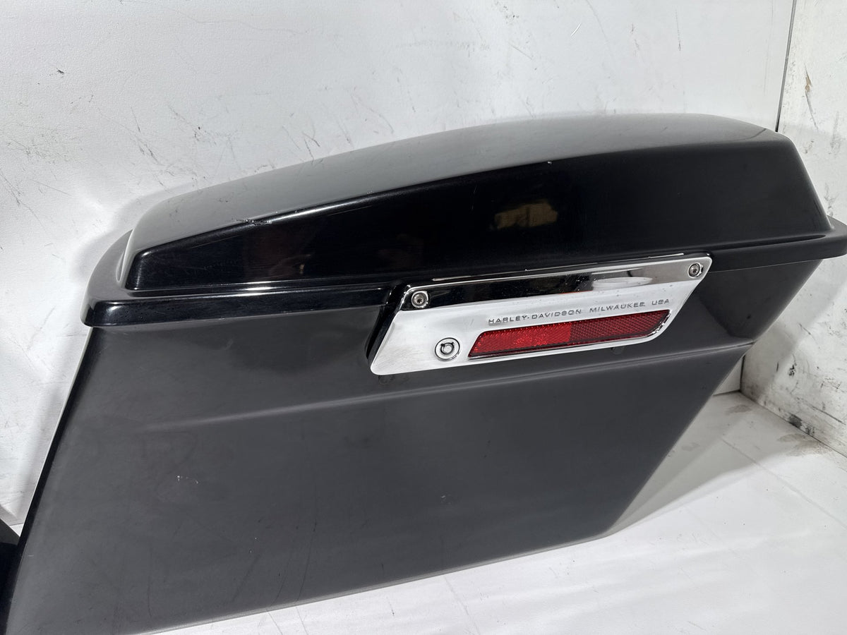 2002 Harley Electra Glide Touring FLHT OEM Left Right Saddlebags Luggage NOKey