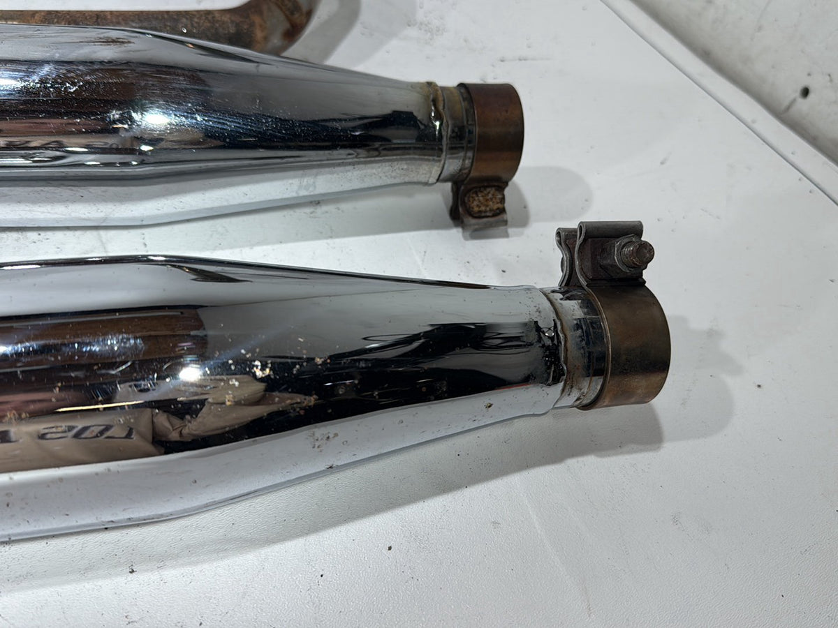 2009 Harley Road King Touring Police OEM Exhaust Header Pipes Muffler