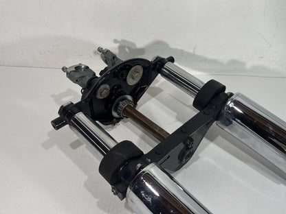 2003 Harley Electra Glide Touring Ultra FLHTCUI OEM Front Triple Tree Set & LH RH Fork Legs Sliders