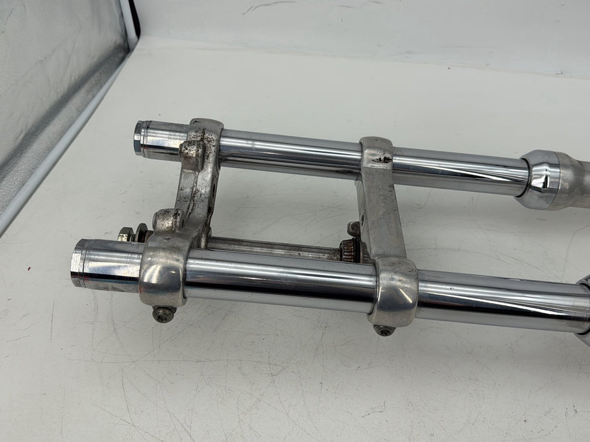 2005 Harley Sportster XL883C 883 Front Triple Tree Set &amp; LH RH Fork Legs Sliders