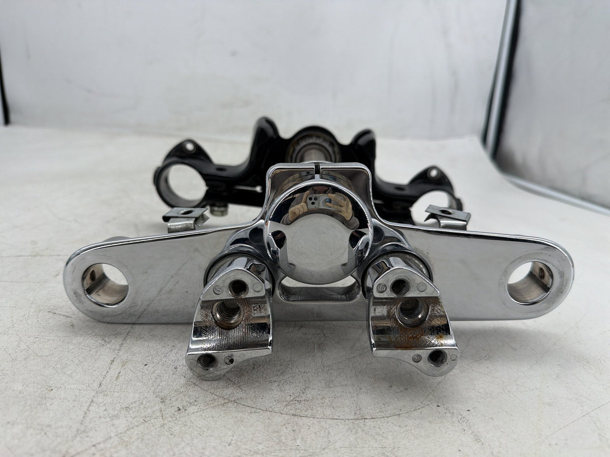 2001 Harley Fat Boy Softail FLSTF OEM Front Fork Upper Lower Triple Tree