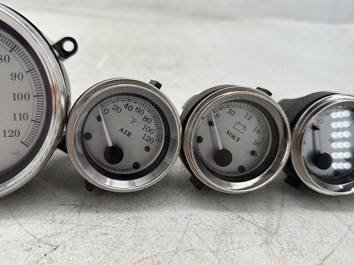 2009 Harley Road Glide Touring FLTR OEM Air Oil Volt Fuel Tacho Speedo Gauges