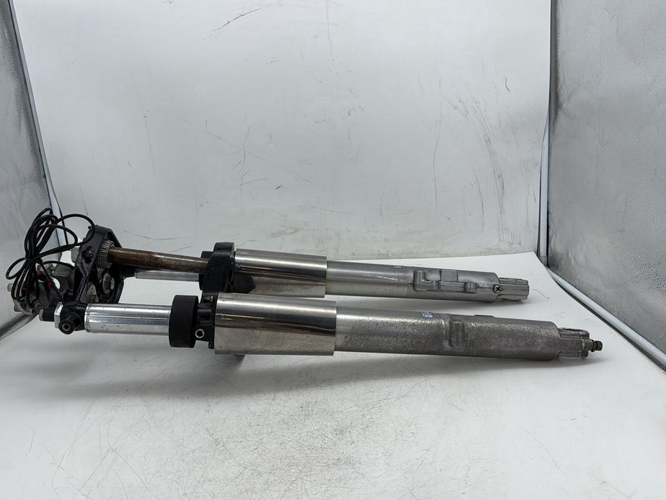 2000 Harley Electra Glide Touring Ultra OEM Front Triple Tree Set & LH RH Fork Legs Sliders
