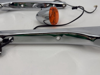 2003 Harley Sportster XL1200C 1200 Custom Anniversary OEM Rear Left Right Fender Struts Bracket & Turn Signal