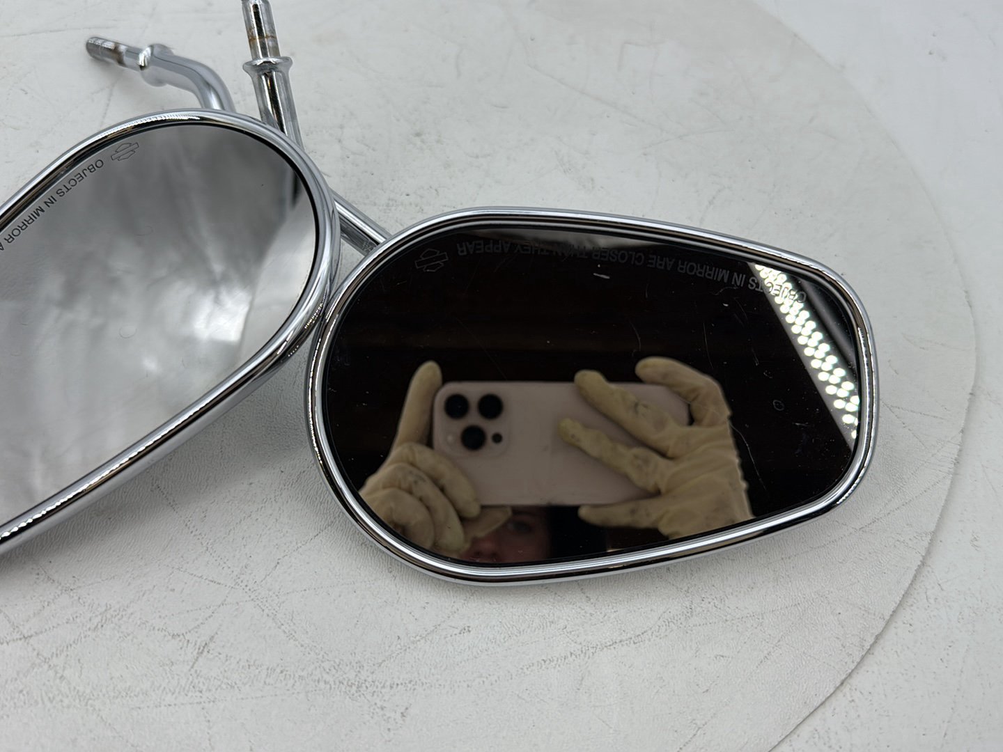1999 - 2006 Harley-Davidson Softail Heritage Left Right Rear View Mirror 91840-03A