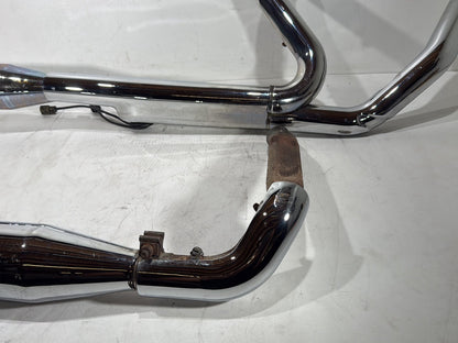 2013 Harley Electra Glide Touring Ultra FLHTCUI OEM Exhaust Header Pipes Muffler Vance & Hines