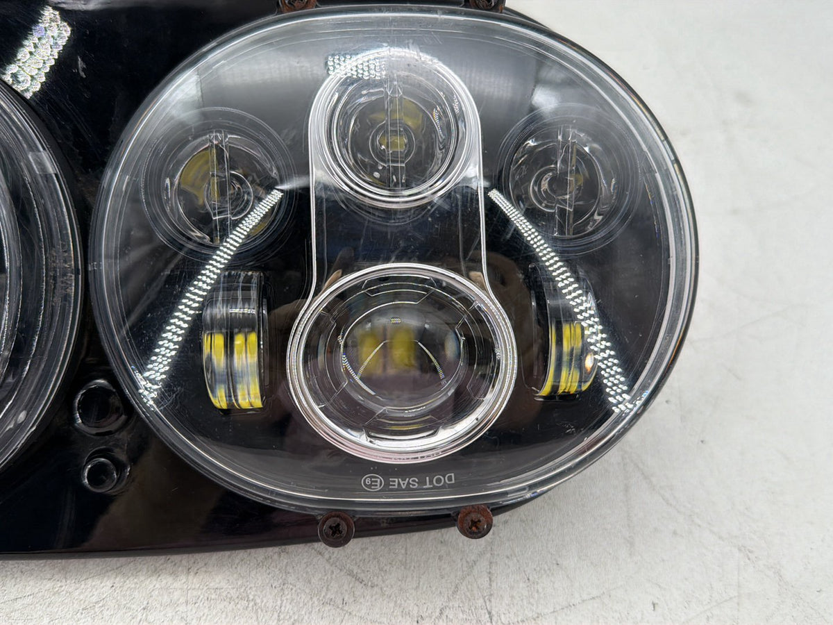 2009 Harley Road Glide Touring FLTR OEM Headlight Headlamp Head Lamp Light LED