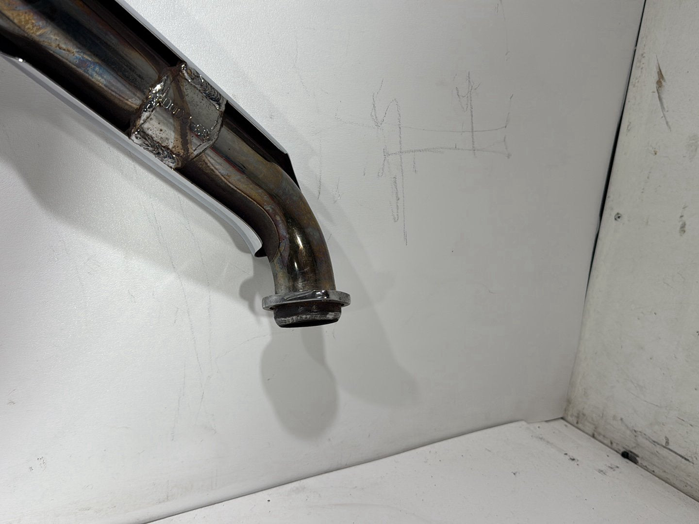 1991 Harley Heritage Softail Exhaust Header Pipe Muffler BENT 2-1
