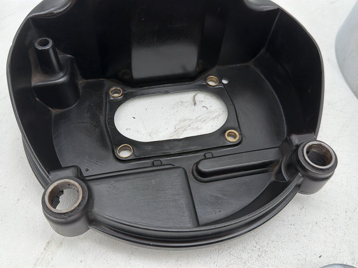 1996 Harley Road King Touring Police OEM Air Filter Cleaner Backplate Cover