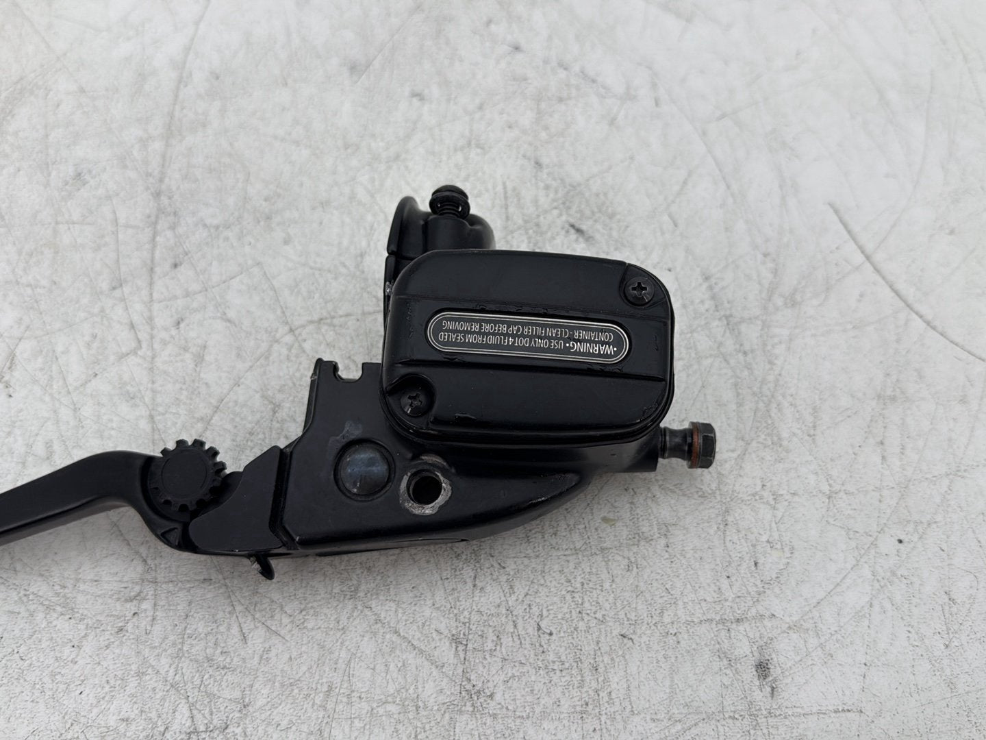 2012 Harley Road Glide Touring FLTRX Custom OEM Front Right Brake Lever Master Cylinder