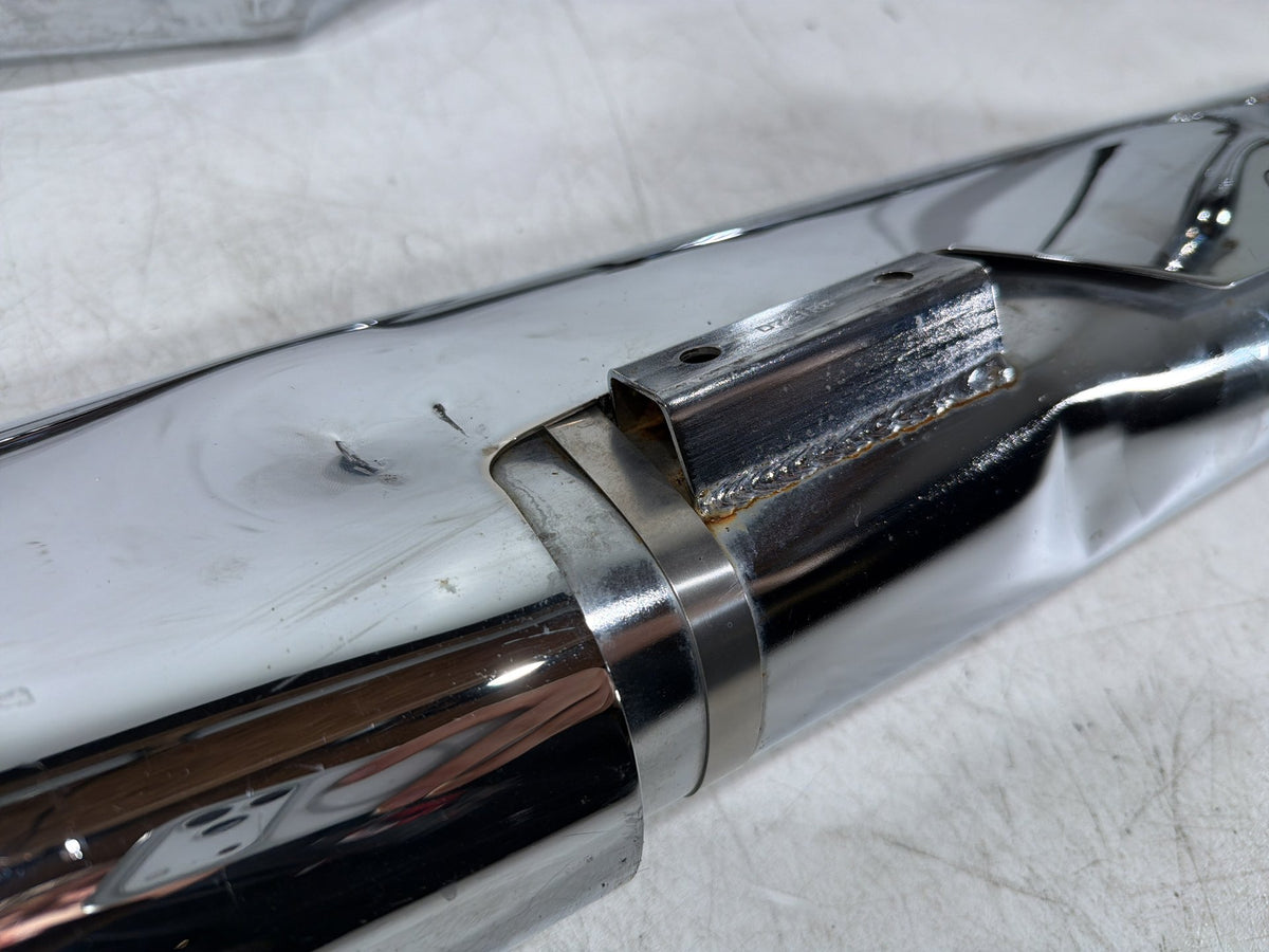 09 Harley Street Glide Touring Exhaust Header Pipes Muffler BENT SCRATCHED