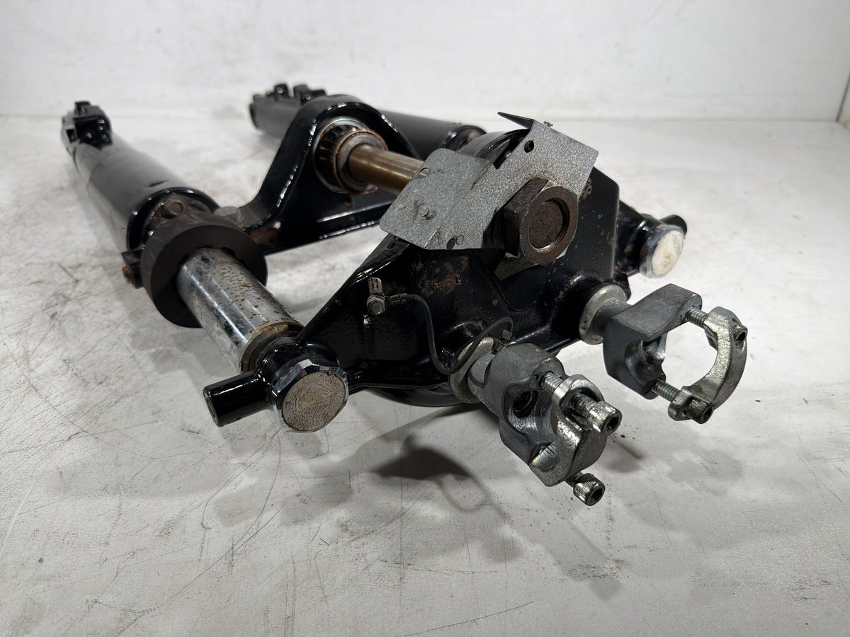 2006 Harley Electra Glide Touring Classic OEM Front Triple Tree Set & LH RH Fork Legs Sliders