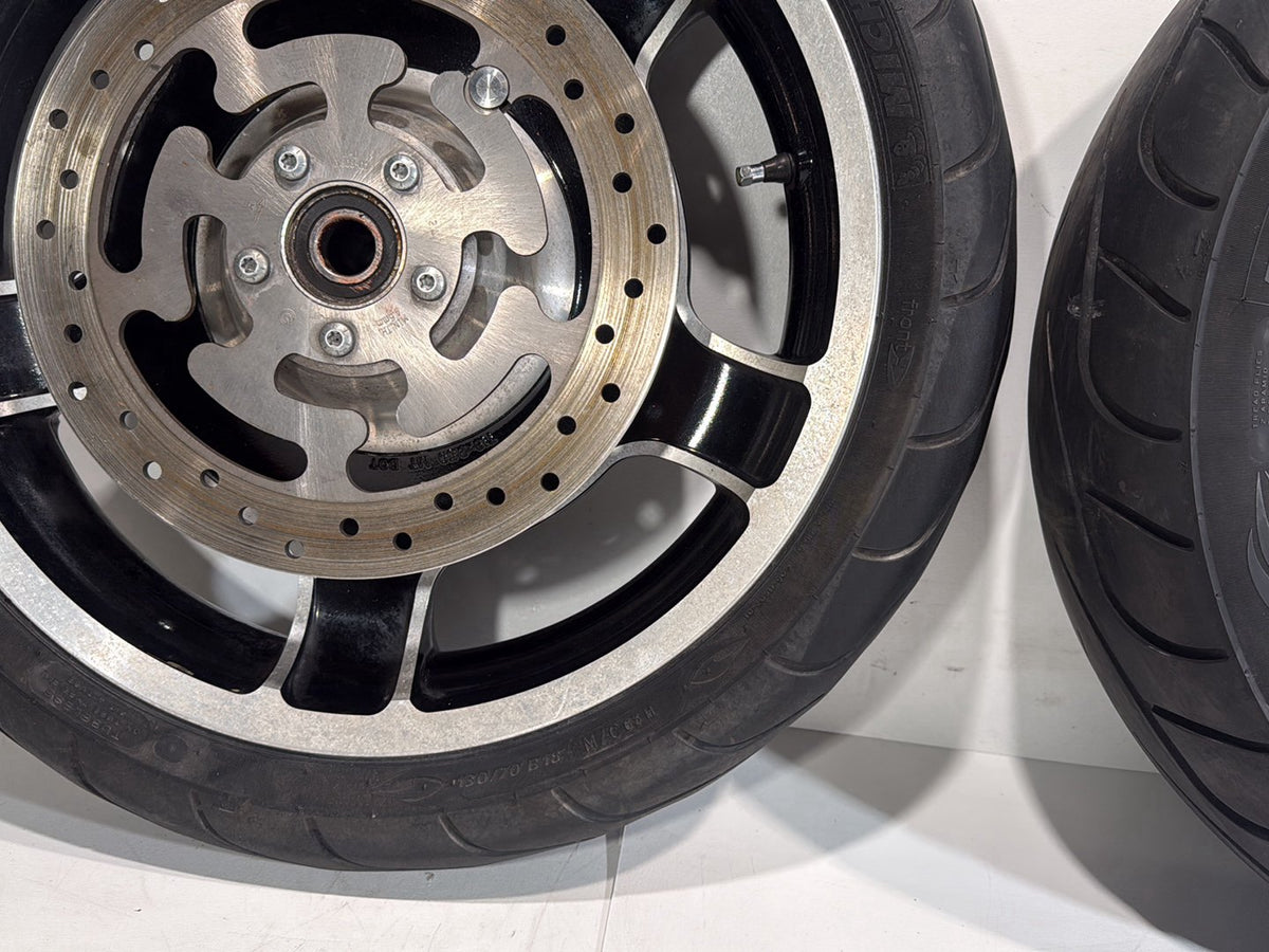 2012 Harley Touring FLHX Street Glide OEM Front & Rear Wheel Rim Tire
