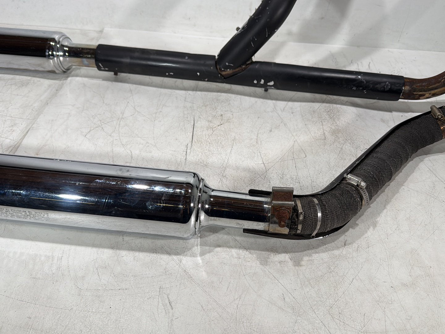 2004 Harley Road King Touring Custom FLHRSI OEM Exhaust Header Muffler Pipes Screamin Eagle
