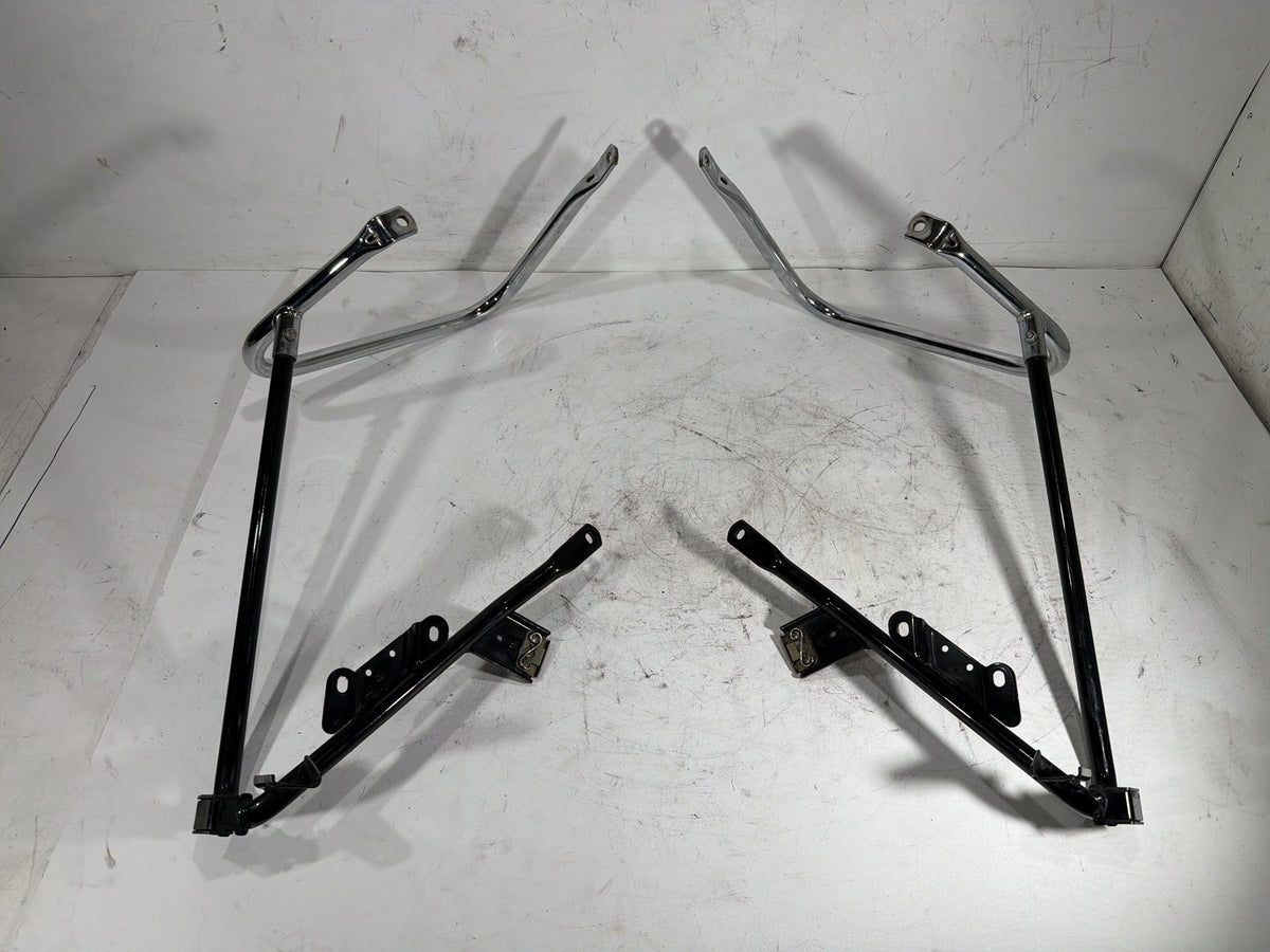 2011 Harley Electra Glide Touring OEM Rear Left Right Saddlebag Guard Rails Bar