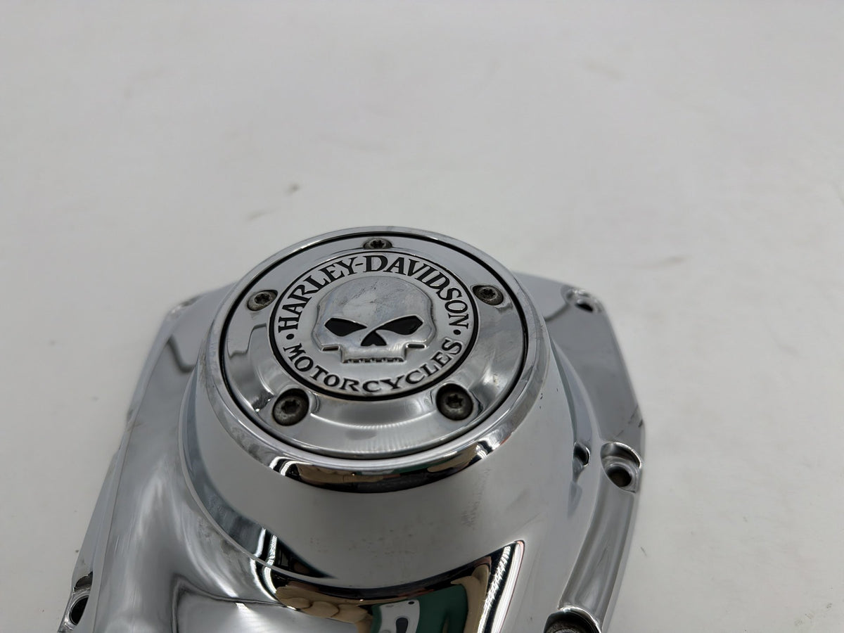 2016 Harley Touring FLHXS Street Glide OEM Engine Motor Timing Chain Cover SKULL