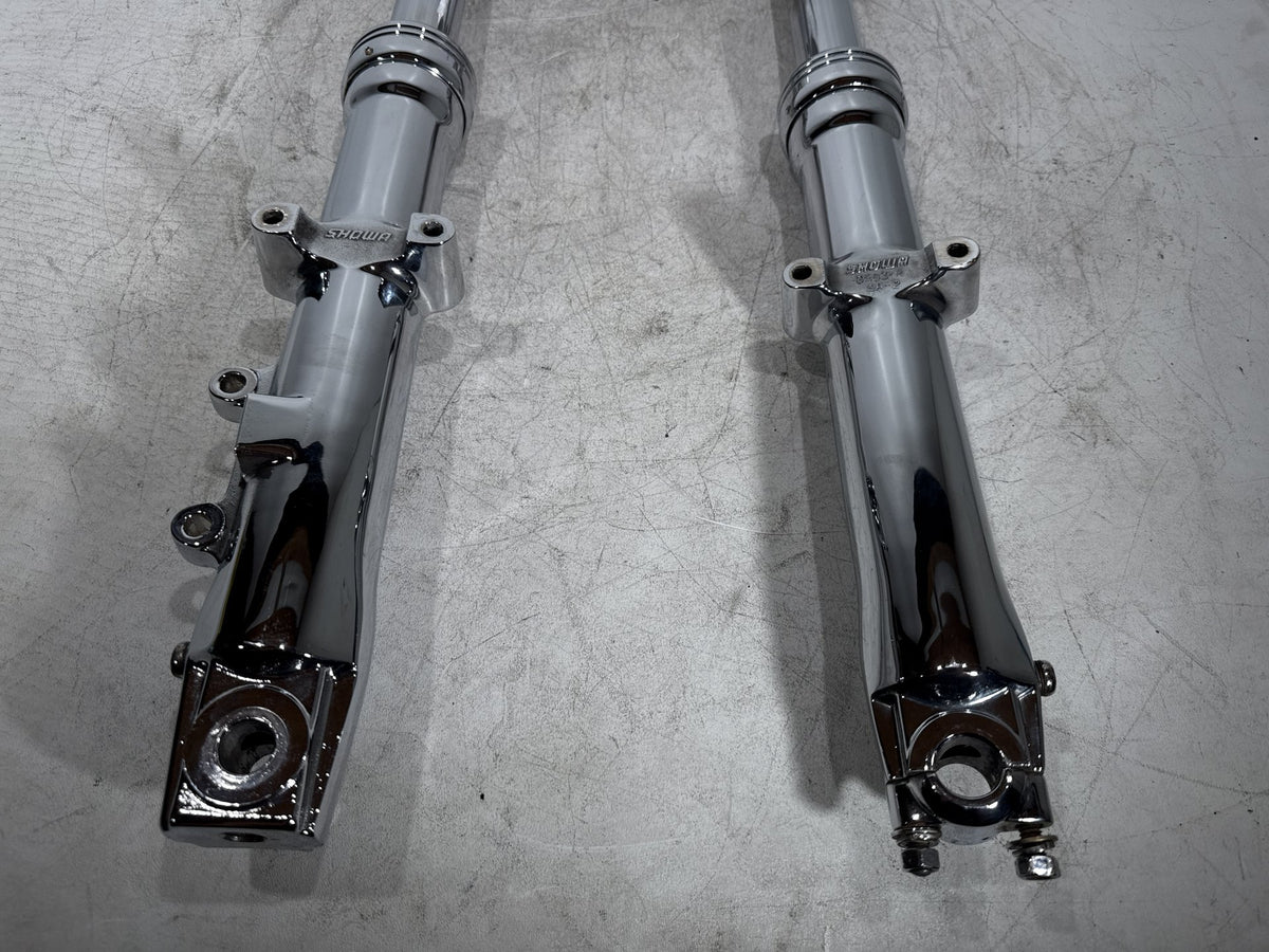 2002 Harley Dyna Wide Glide FXDWG OEM Front Left & Right Fork Legs Sliders