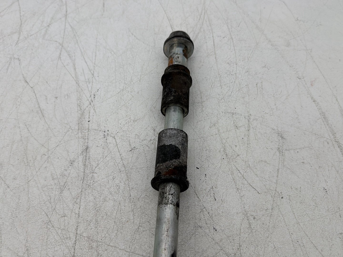 2011 Harley Softail FLSTFB Fat Boy OEM Rear Fork Swingarm Pivot Bolt Shaft
