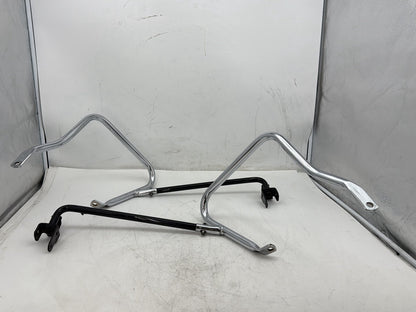 2018 Harley Electra Glide Touring Ultra FLHTCU OEM Rear Left Right Saddlebag Guard Rails Bar