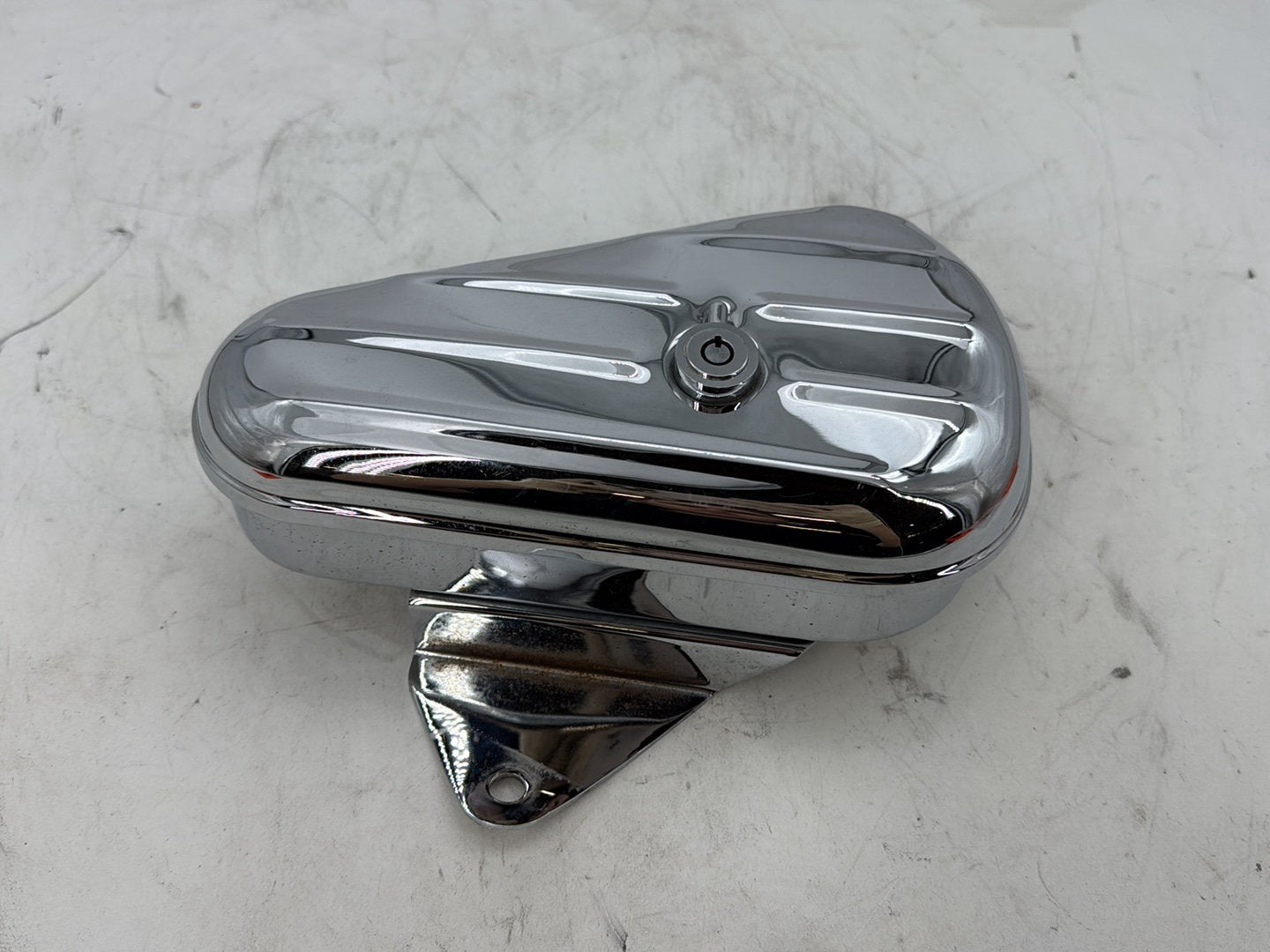 2002 Harley Heritage Softail Classic FLSTC OEM Storage Media Compartment Glove Box