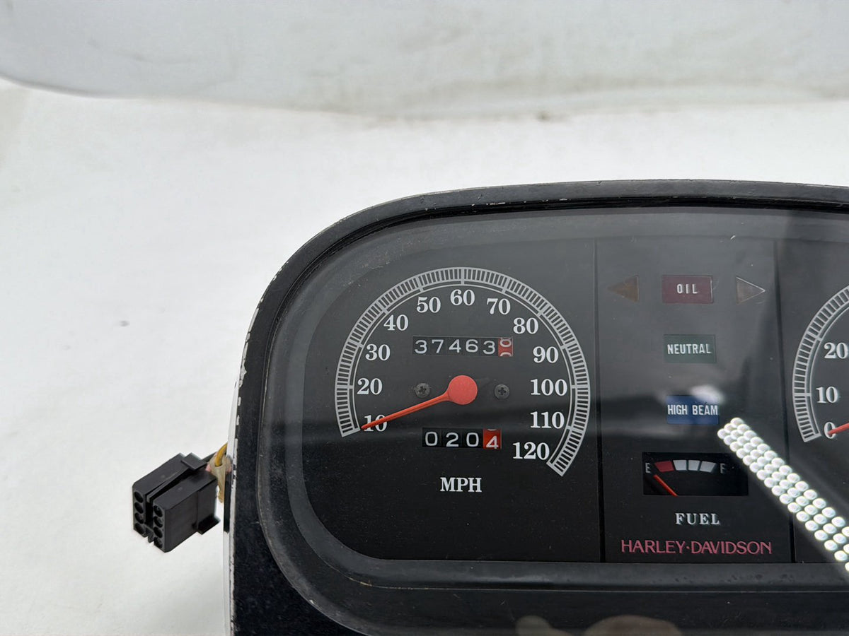 1990 Harley Electra Glide Touring Sport OEM Speedo Tacho Speedometer Tachometer Gauges
