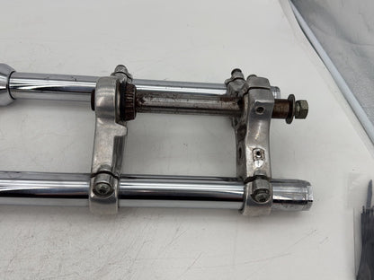2005 Harley Sportster XL883C 883 Custom OEM Front Triple Tree Set & LH RH Fork Legs Sliders