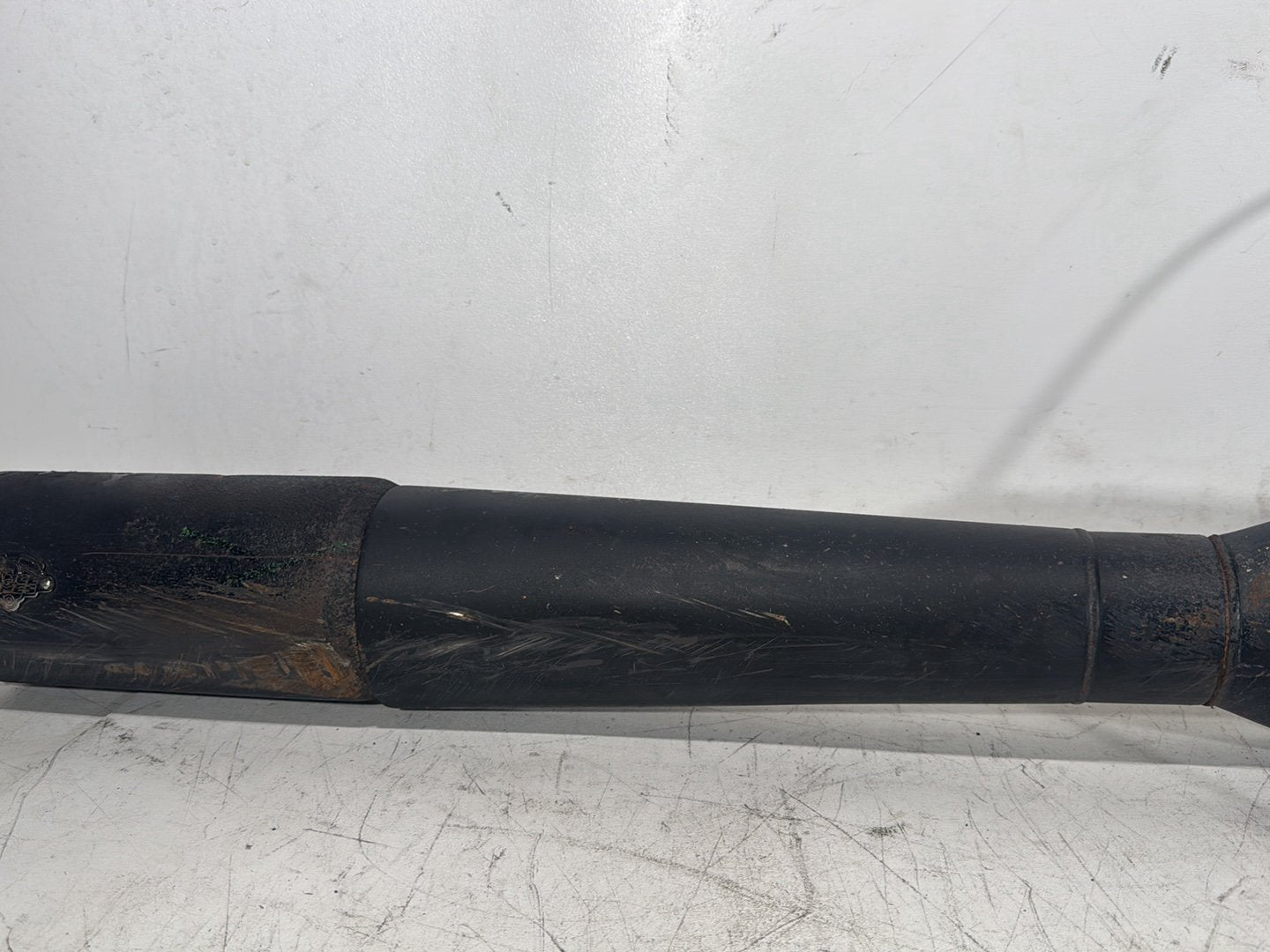 2012 Harley Dyna Fat Bob FXDF 103 OEM Exhaust Header Pipes Muffler Vance & Hines