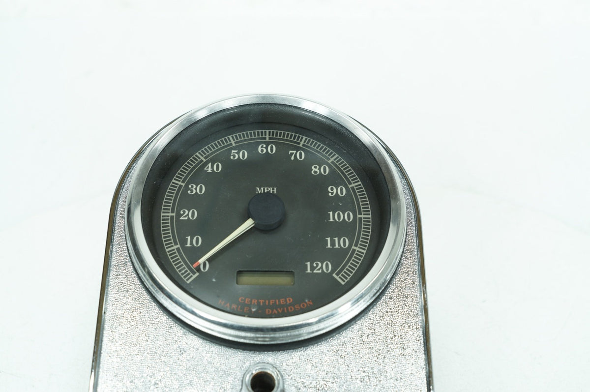 03 Harley Softail Heritage Classic Fuel Tank Dash Console Speedometer NOKey 46K