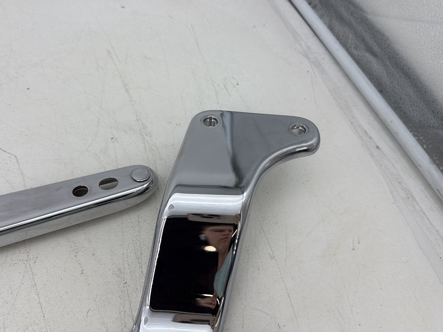 2000 Harley Softail FLSTC Heritage Classic OEM Left Right Saddlebag Fender Struts Brackets
