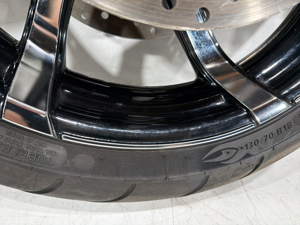 2010 Harley Street Glide Touring FLHX OEM Front & Rear Wheel Rim Tire 18" 18"