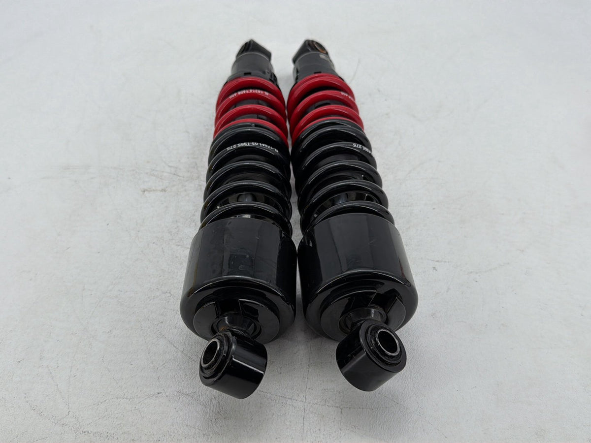 08 Harley Dyna Super Glide Rear RH LH Shock Absorbers Burly Brand Stiletto 14"