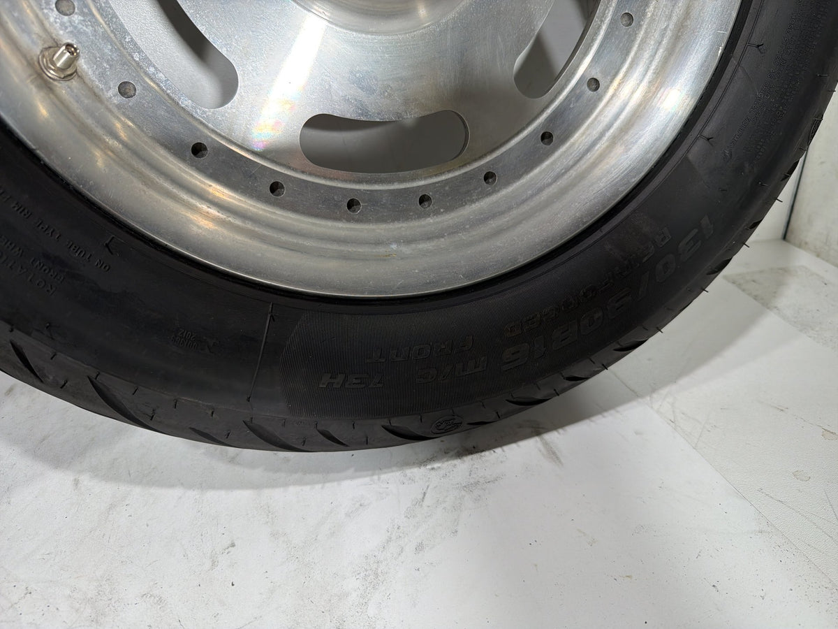 2012 Harley Dyna Fat Bob OEM Front Rear Wheel Rim Tire 130/90B16, 180/70B16 16"