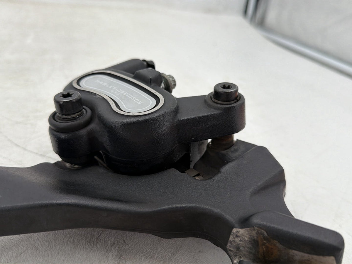 2009 Harley Dyna Street Bob FXDB OEM Rear Back Brake Caliper w/ Bracket