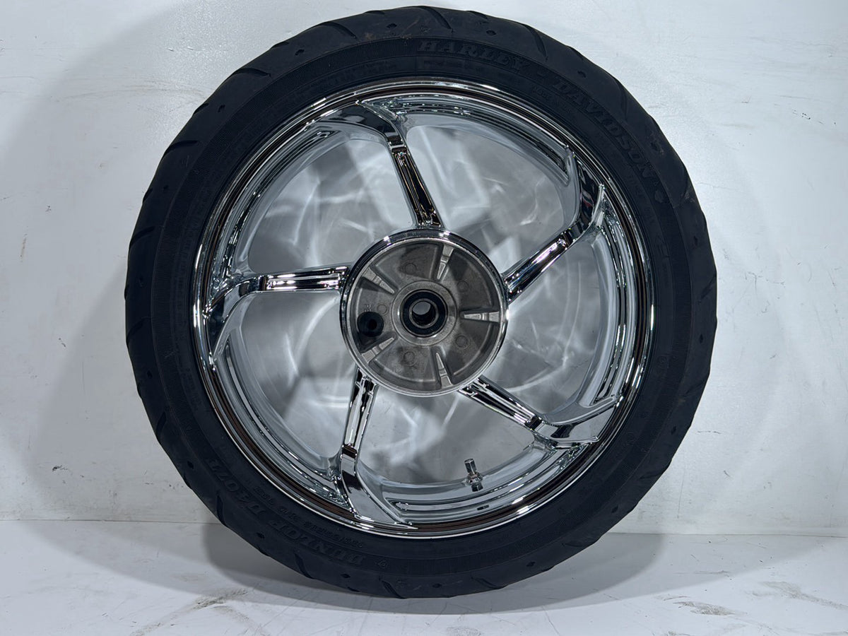 2014 Harley Street Glide Touring FLHXS Rear Wheel Rim Tire Agitator Chrome 18"