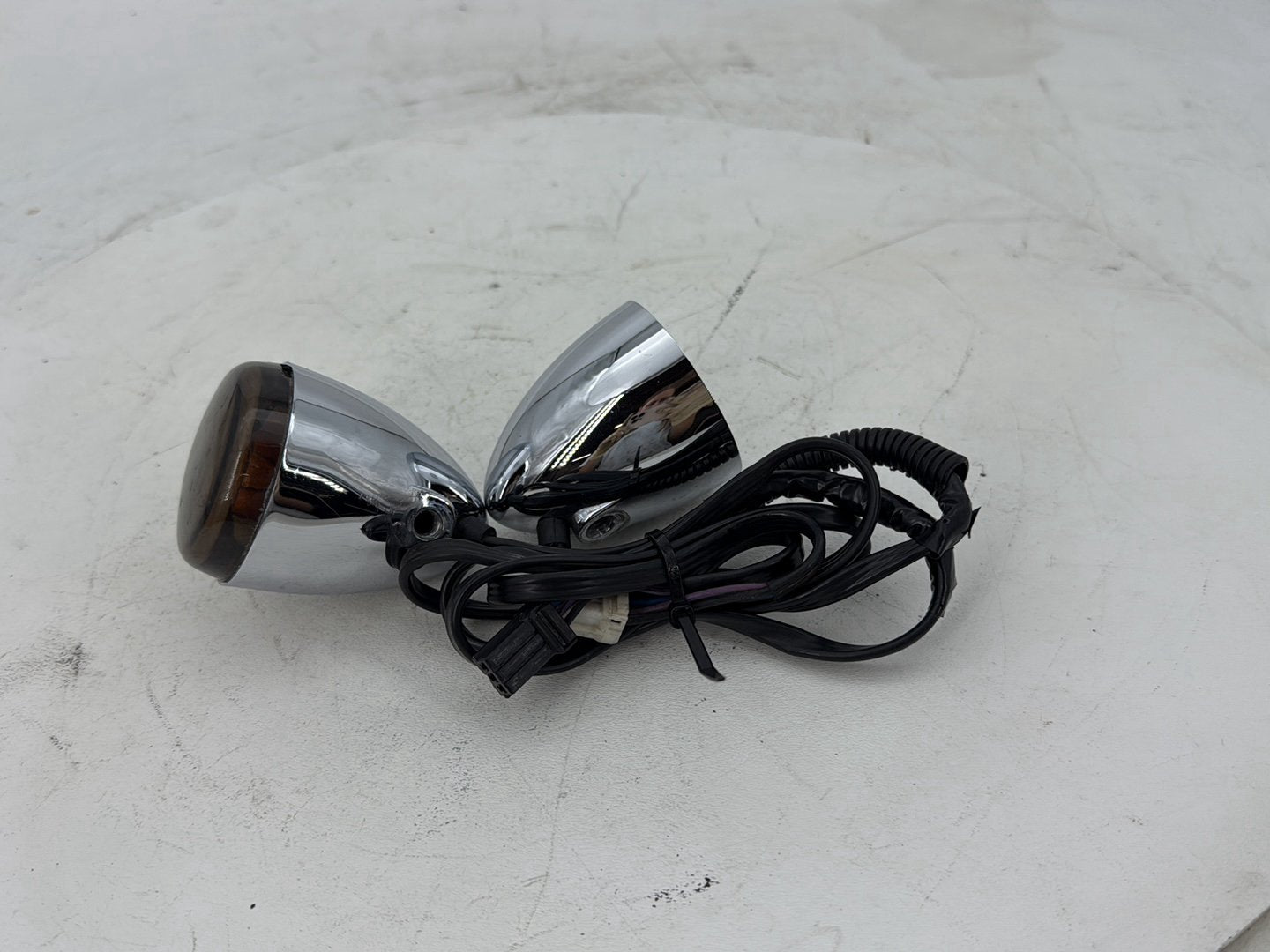 2006 Harley Dyna Super Glide Custom FXDCI OEM Front Left Right Turn Signal Indicators