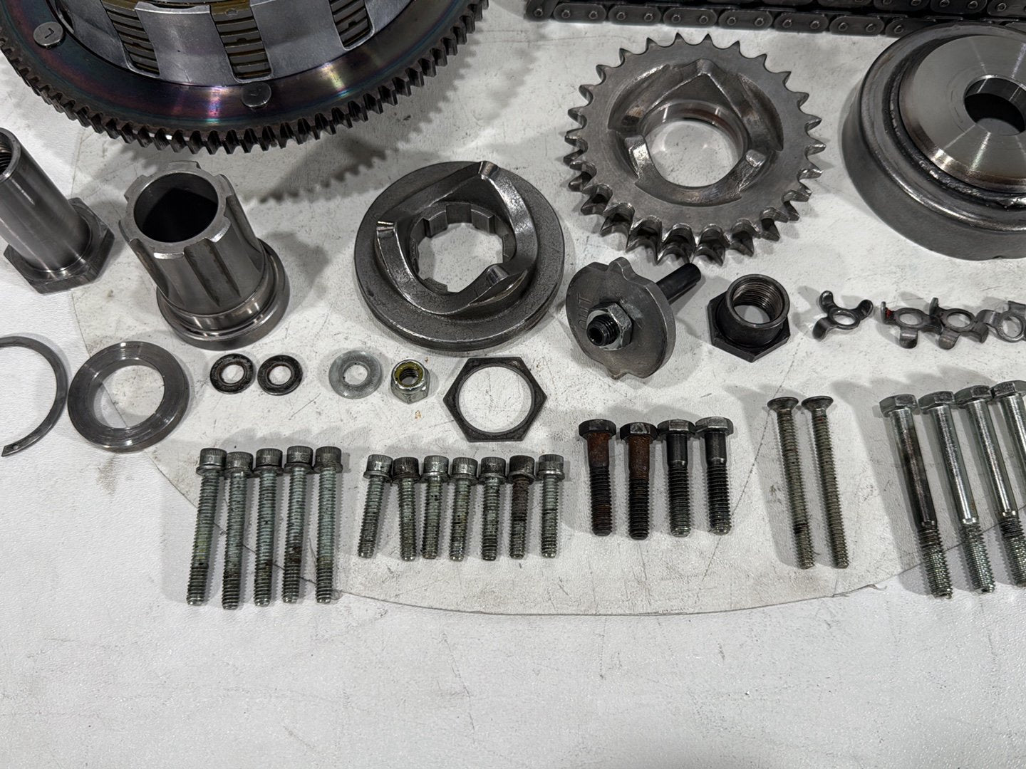 1998 Harley Softail Custom FXSTC OEM Clutch Basket Chain Tensioner Kit