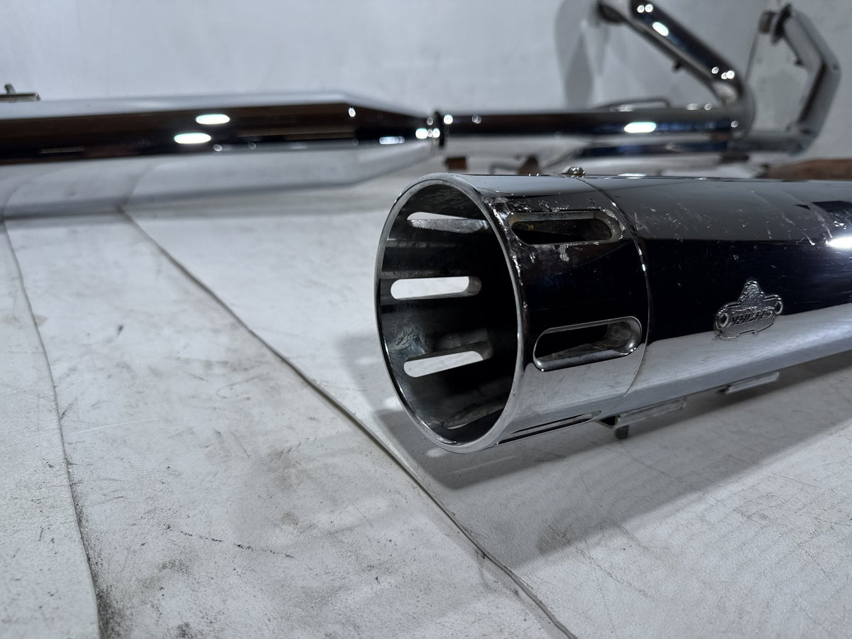 2013 Harley Electra Glide Touring FLHTCU Exhaust Header Pipes Muffler SHARK Road