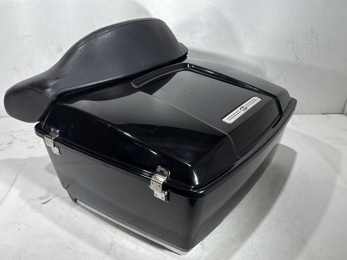 2010 Harley Street Glide Touring FLHX OEM Pass Backrest Tour Pak Luggage NOKey