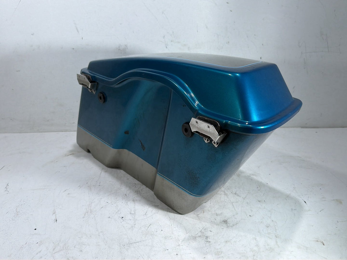 94 Harley Electra Glide Touring Classic Left 1 Saddlebag Luggage NO Key CRACKED