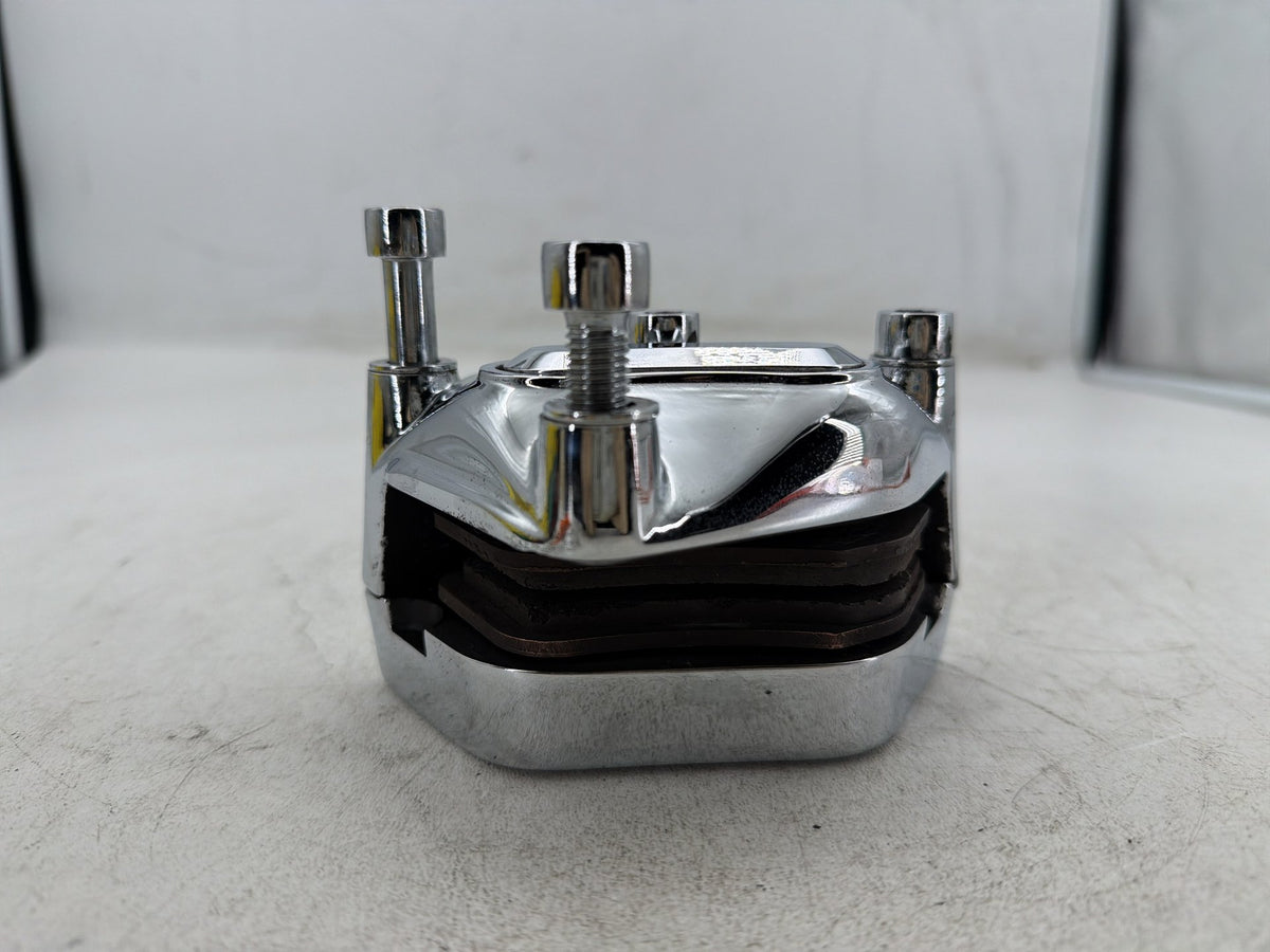 2007 Harley Electra Glide Touring CVO Eagle Front Left 1 Brake Caliper Chrome