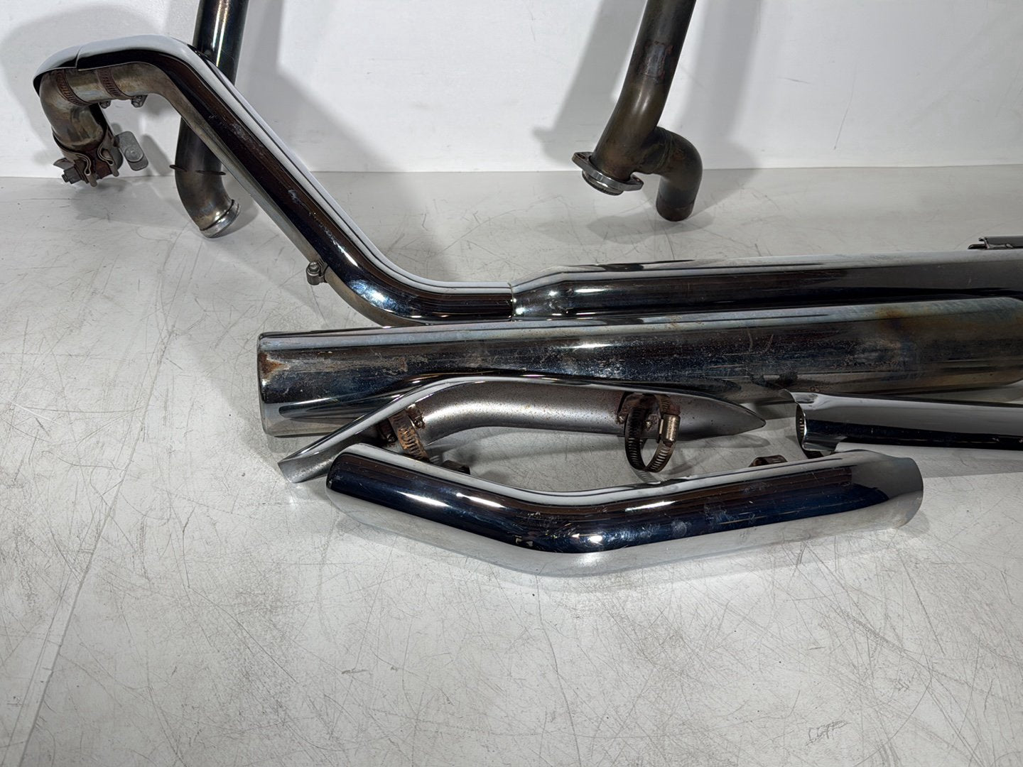 1999 - 2006 Harley-Davidson Touring Electra Glide Classic Exhaust Header Pipes Muffler 65621-99B