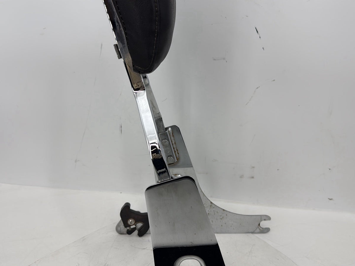 2009 Harley Dyna FXD Super Glide OEM Rear Sissy Bar w/ Backrest Cushion Pad