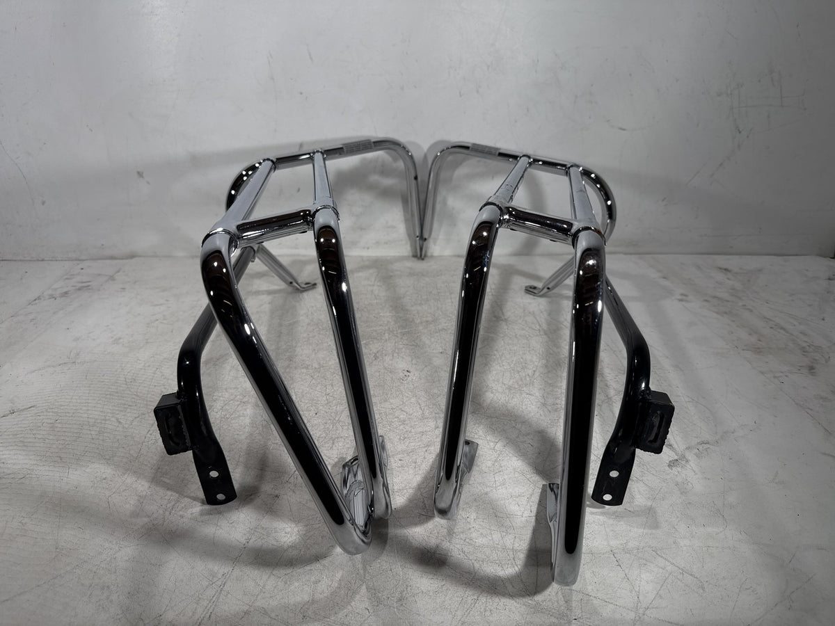 1995 Harley Electra Glide Touring FLHT Rear Left Right Saddlebag Guard Rails Bar