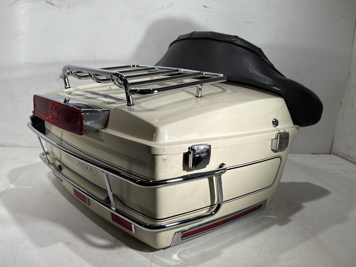 92 Harley Electra Glide Touring Classic OEM Pass Backrest Tour Pak Luggage NOKey