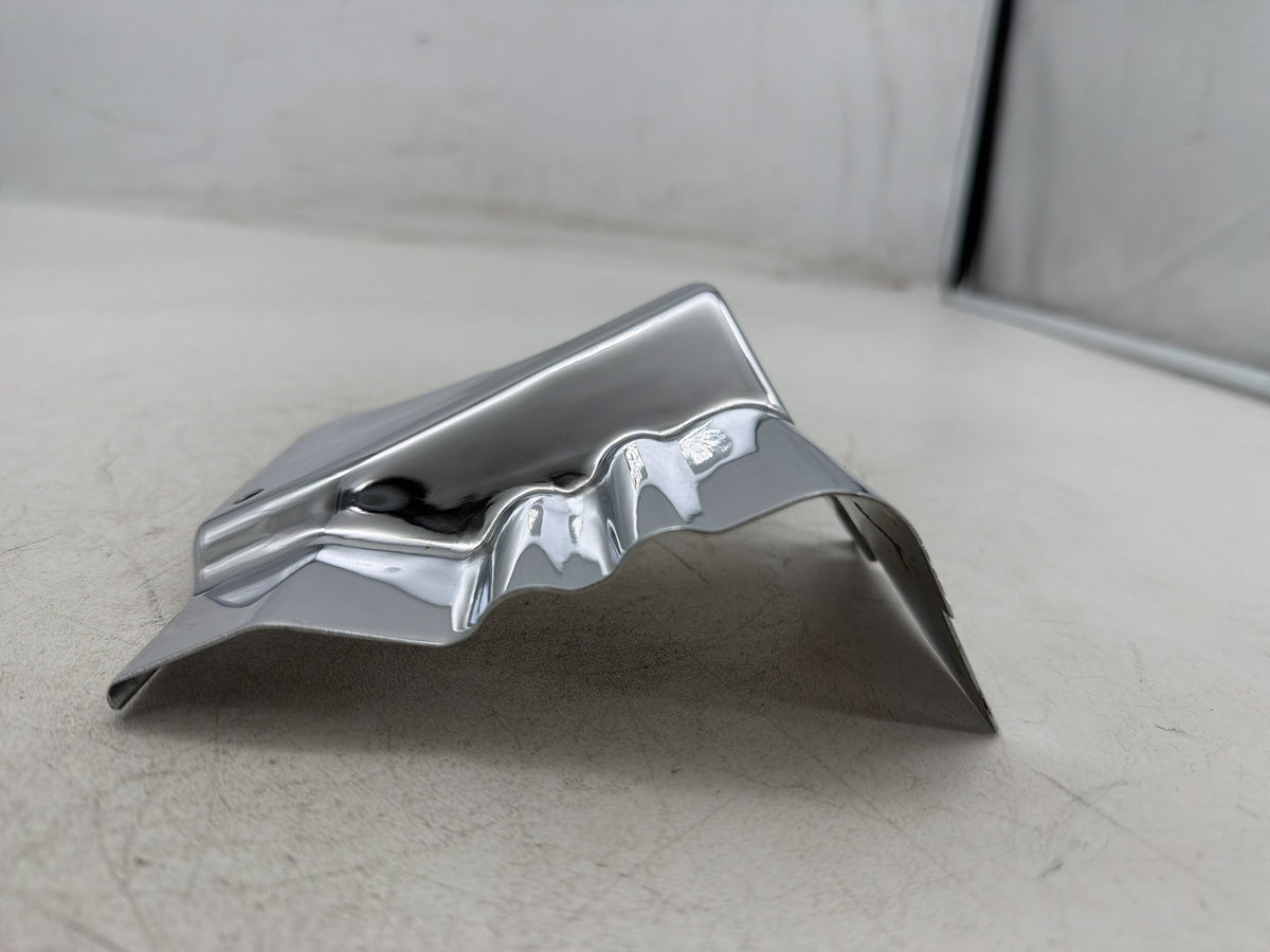 2001 Harley Softail Standard Ribbed Transmission Interface Cover Panel Kuryakyn