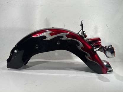 2004 Harley Softail FLSTC Heritage Classic OEM Rear Wheel Fender & Turn Signals Bar