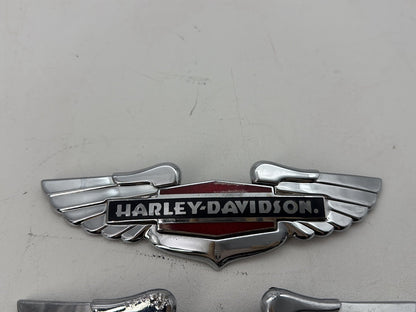 2008 Harley Softail Deluxe FLSTN OEM Fuel Tank Badges Trim Logo Sticker