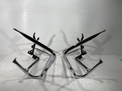 2013 Harley Electra Glide Touring Ultra FLHTCUI OEM Rear Left Right Saddlebag Guard Rails Bar